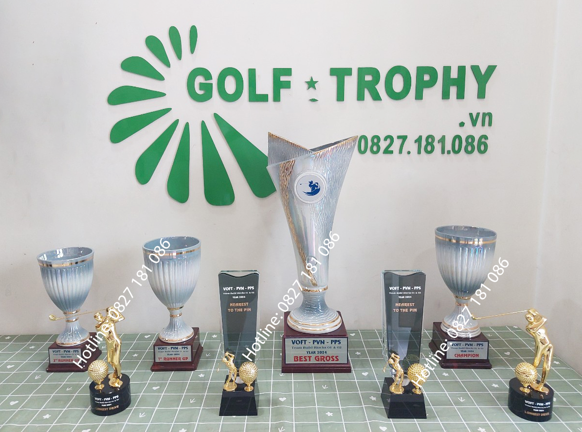 Cúp gốm Sứ màu xám