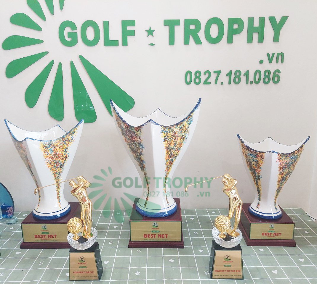 Bộ cúp gốm sứ giải Vinhomes+