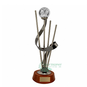 Cúp golf cao cấp màu bạc - GTP-30537