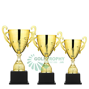 Cúp kim loại cao cấp màu vàng - GTP-30447