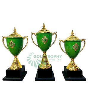 Cúp Pickleball kim loại màu vàng – xanh lá - PIC-2105 