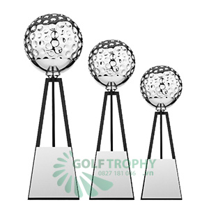 Cúp golf cao cấp màu bạc - GTP-30458
