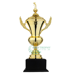 Cúp Golf Best gross kim loại cao cấp màu vàng - GTP-30518