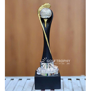 Cúp đầu gậy golf màu vàng thân đen - GTP-KT3113