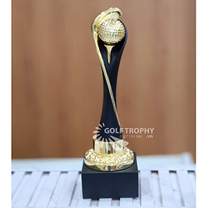 Cúp đầu gậy golf màu vàng thân đen - GTP-KT3112