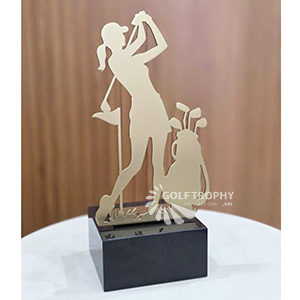 Cúp golf Nữ màu vàng - GTP-KT3215