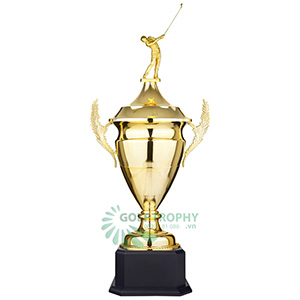 Cúp Golf vô địch cao cấp màu vàng - GTP-30524