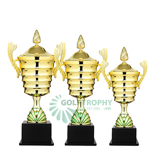 Cúp kim loại cao cấp màu vàng - GTP-30448