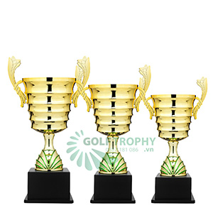 Cúp kim loại cao cấp màu vàng - GTP-30449