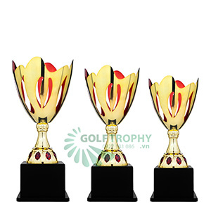 Cúp kim loại cao cấp màu vàng - GTP-30450