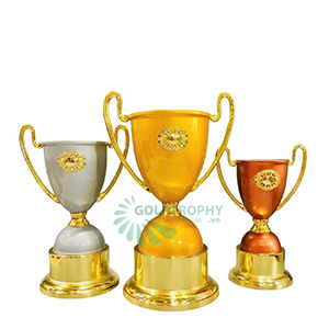 Cúp kim loại màu vàng bạc đồng - GTP-4254 