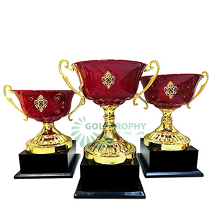 Cúp kim loại màu đỏ - GTP-4269 