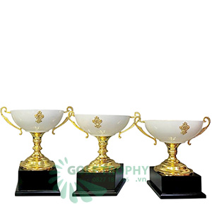 Cúp kim loại màu trắng - GTP-4265 