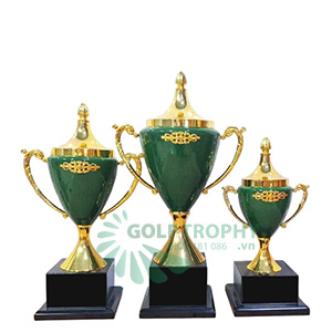 Cúp kim loại màu vàng phối xám - GTP4169X