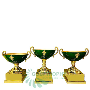 Cúp kim loại màu xanh - GTP-4266 