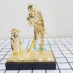 Cúp kỹ thuật hình người golf vàng - GTP-KT3101