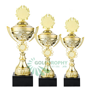 Cúp kim loại màu vàng - GTP-6054