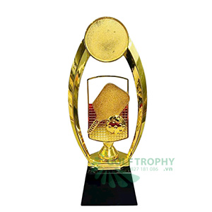 Cúp pickleball kim loại màu vàng - bạc - đồng - PIC-2183