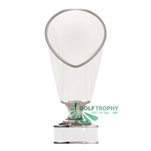 Cúp Sứ USA cao cấp màu trắng - GTP-S012